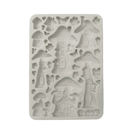 Stamperia Silicone mold A5 Hidden Grove casa de setas