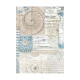 Kit 8 Papeles arroz A-6 backgrounds Silent Sea Stamperia