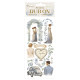 Rub-on Stamperia 10.16x21.6 cms. Timeless Bpda