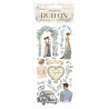 Rub-on Stamperia 10.16x21.6 cms. Timeless Boda