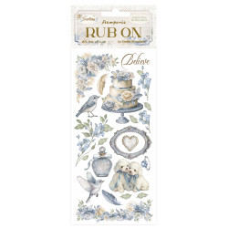 Rub-on Stamperia 10.16x21.6 cms. Timeless Tarta