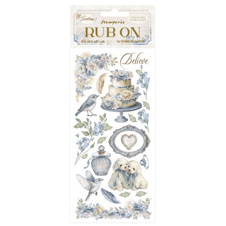 Rub-on Stamperia 10.16x21.6 cms. Timeless Tarta