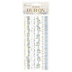 Rub-on Stamperia 10.16x21.6 cms. Timeless Rayas