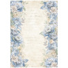 Papel de Arroz Timeless bordes florales Stamperia A-4