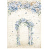 Papel de Arroz Timeless bordes arco Stamperia A-4