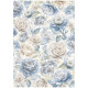 Papel de Arroz Timeless Rosas Grandes Stamperia A-4