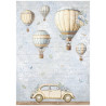 Papel de Arroz Timeless Globos Aerostaticos Stamperia A-4