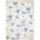 Papel de Arroz Timeless Patrón de flores azules Stamperia A-4