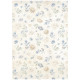 Papel de Arroz Timeless Patrón de flores pequeñas Stamperia A-4