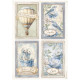 Papel de Arroz Timeless 4 cartas Stamperia A-4
