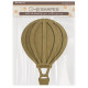 Formas decorativas Stamperia : Timeless Globo Aerostatico