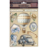 Apliques de madera Stamperia A5 Christmas Home