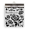 Stencil Stamperia 20x25 Timeless Rosas