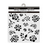 Stencil 12x12 Stamperia Timeless Buds pattem
