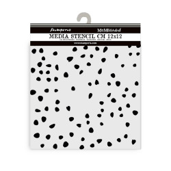 Stencil 12x12 Stamperia Timeless Petals texture