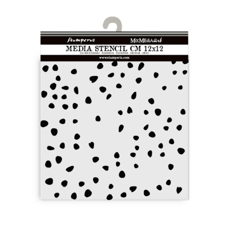 Stencil 12x12 Stamperia Timeless Petals texture