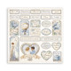 Maxi Block Papeles Scrap Stamperia 30 x30 Timeless  1 cara