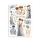 Washi pad 8 hojas A5 Timeless Stamperia