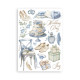 Washi pad 8 hojas A5 Coffee and chocolate Stamperia