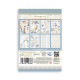 Washi pad 8 hojas A5 Coffee and chocolate Stamperia