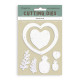 Set Troqueles Heart Stamperia