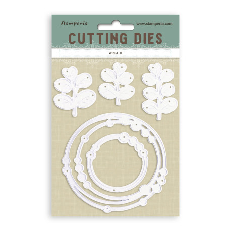 Set Troqueles A-6 Wreath Stamperia