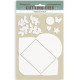 Set Troqueles A5 Romantic Envelope Stamperia