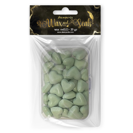 Repuesto de cera 20 grs. Heart Pastel Mint