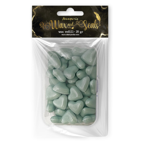 Repuesto de cera 20 grs. Heart Pastel blue