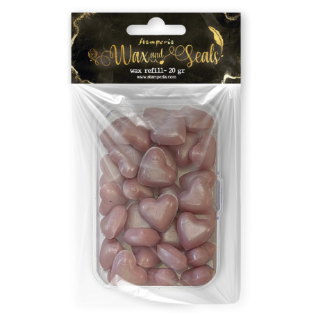 Repuesto de cera 20 grs. Heart Pearl Pink