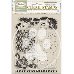 Sellos 14x18 Stamperia Timeless backgrounds