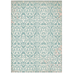 Papel de Arroz  Venice City of Art  Tapiz Turquesa A-4