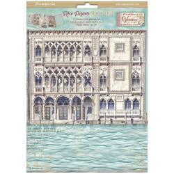 Kit 6 Papeles arroz A-4  Venice City of Art