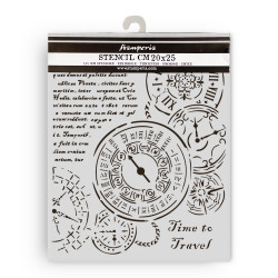 Stencil Stamperia Steampunk 15X20CM Y 0.5MM PROXIMAMENTE