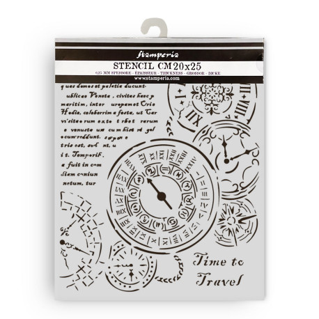 Stencil Stamperia Steampunk 15X20CM Y 0.5MM PROXIMAMENTE