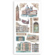 Paquete 4 hojas precortadas 15x30.5 cms Venice City of Art