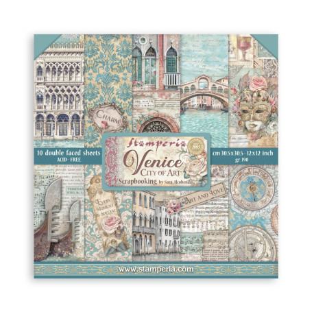 kit de Papeles Scrap Wedding Stamperia 30 x30
