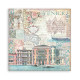 Maxi Block Papeles Scrap Stamperia 30 x30   Venice City of Art 1 cara