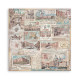 Maxi Block Papeles Scrap Stamperia 30 x30 Voyages