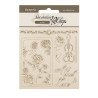 Decorative Chips 14x14 cms Stamperia Venice City of Art Rosas y Marcos