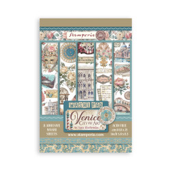 Washi pad 8 hojas A5 Coffee and chocolate Stamperia