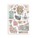 Washi pad 8 hojas A5 Coffee and chocolate Stamperia