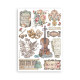 Washi pad 8 hojas A5 Coffee and chocolate Stamperia