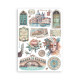 Washi pad 8 hojas A5 Coffee and chocolate Stamperia