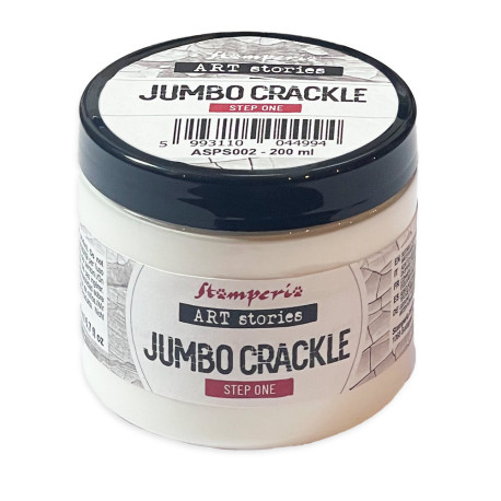Jumbo Crackle transparente Stamperia  200 ml