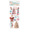 Rub-on Stamperia 10.16x21.6 cms. Candy Christmas Papa Noel