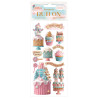 Rub-on Stamperia 10.16x21.6 cms. Candy Christmas Pasteles