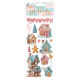 Rub-on Stamperia 10.16x21.6 cms. Candy Christmas casas de mazapan