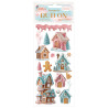 Rub-on Stamperia 10.16x21.6 cms. Candy Christmas casas de mazapan