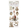 Rub-on Stamperia 10.16x21.6 cms. The Owl's House teddy bears